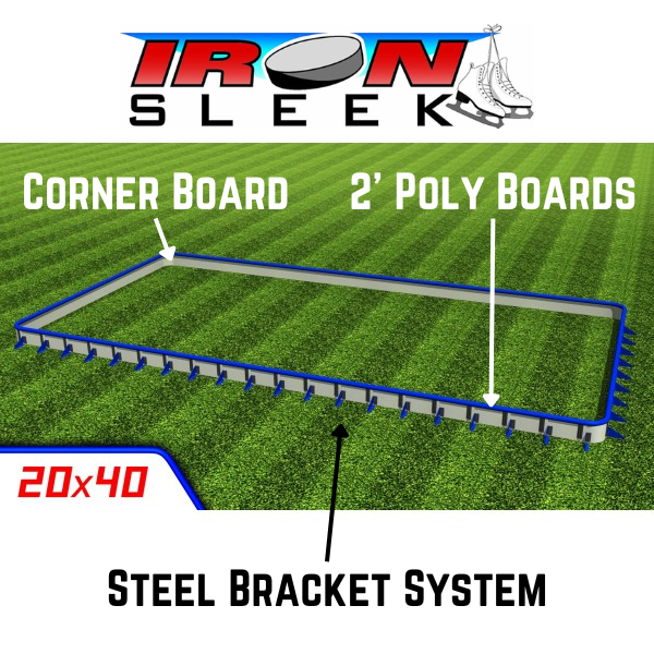 Iron Sleek Drop In Rink 20x40